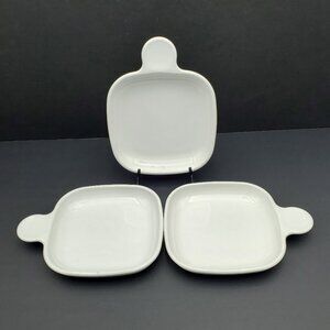 Corningware Snack It Grab It Plates Corning Grab-It Snack-It Tab Handle Plates